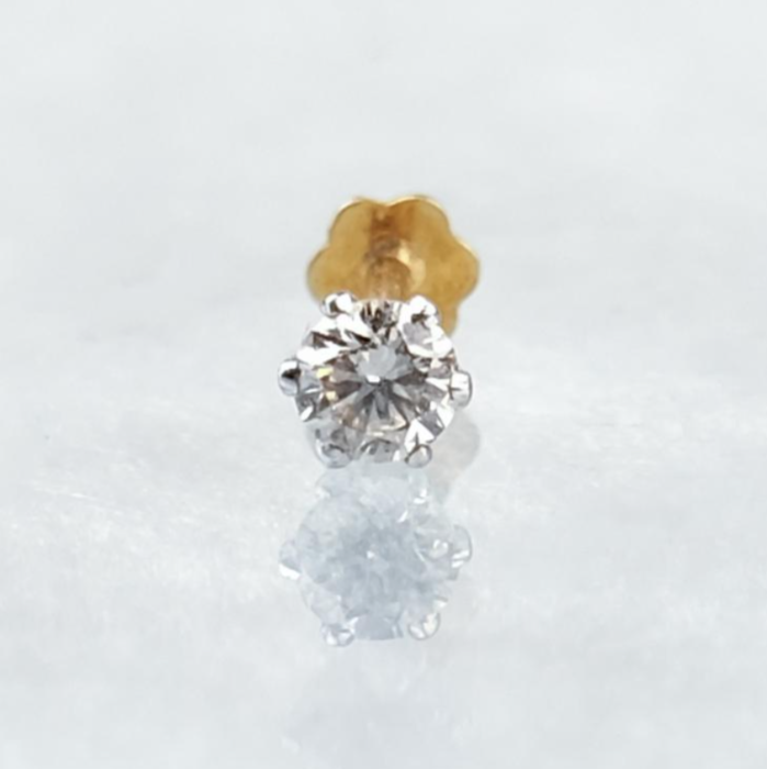 19 Stone Diamond Cut Nosepin Combo + with 1 stone Nosepin, 1 Finger Rings free